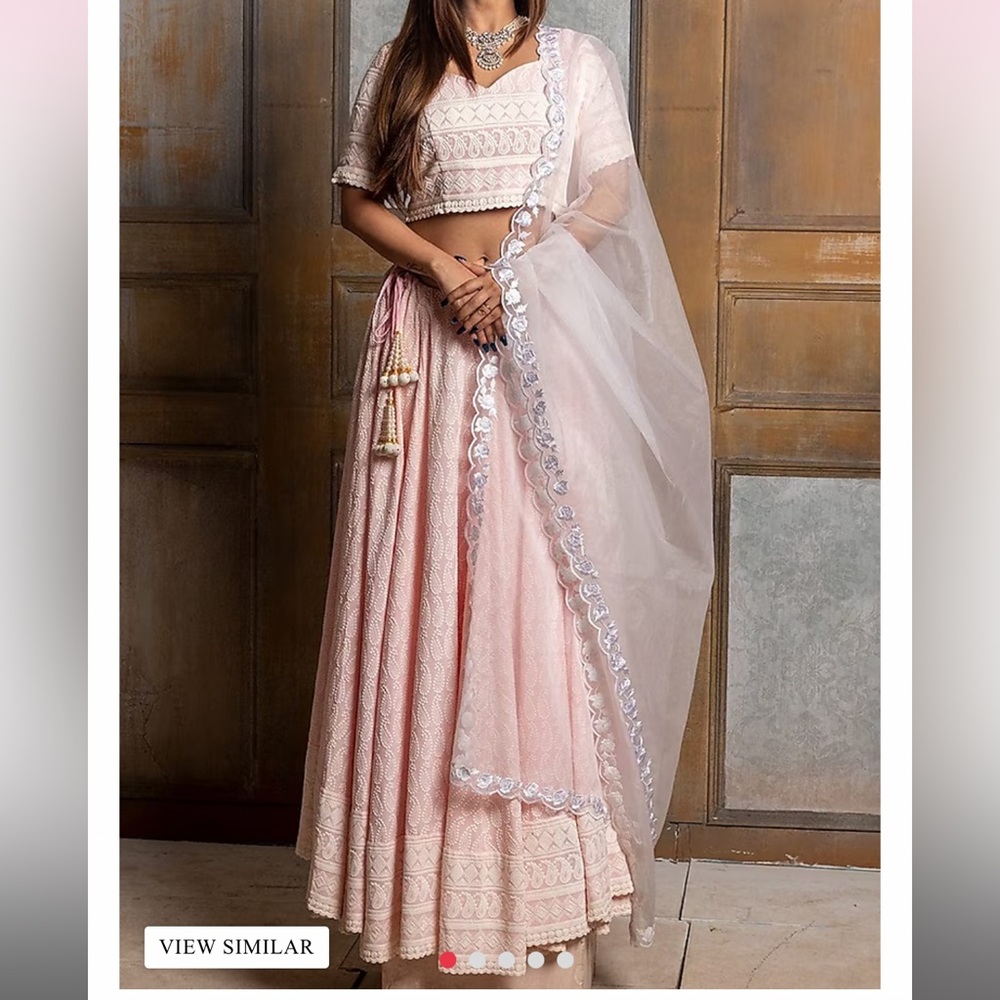 Pernia’s Pop Up Shop Blush Lehenga